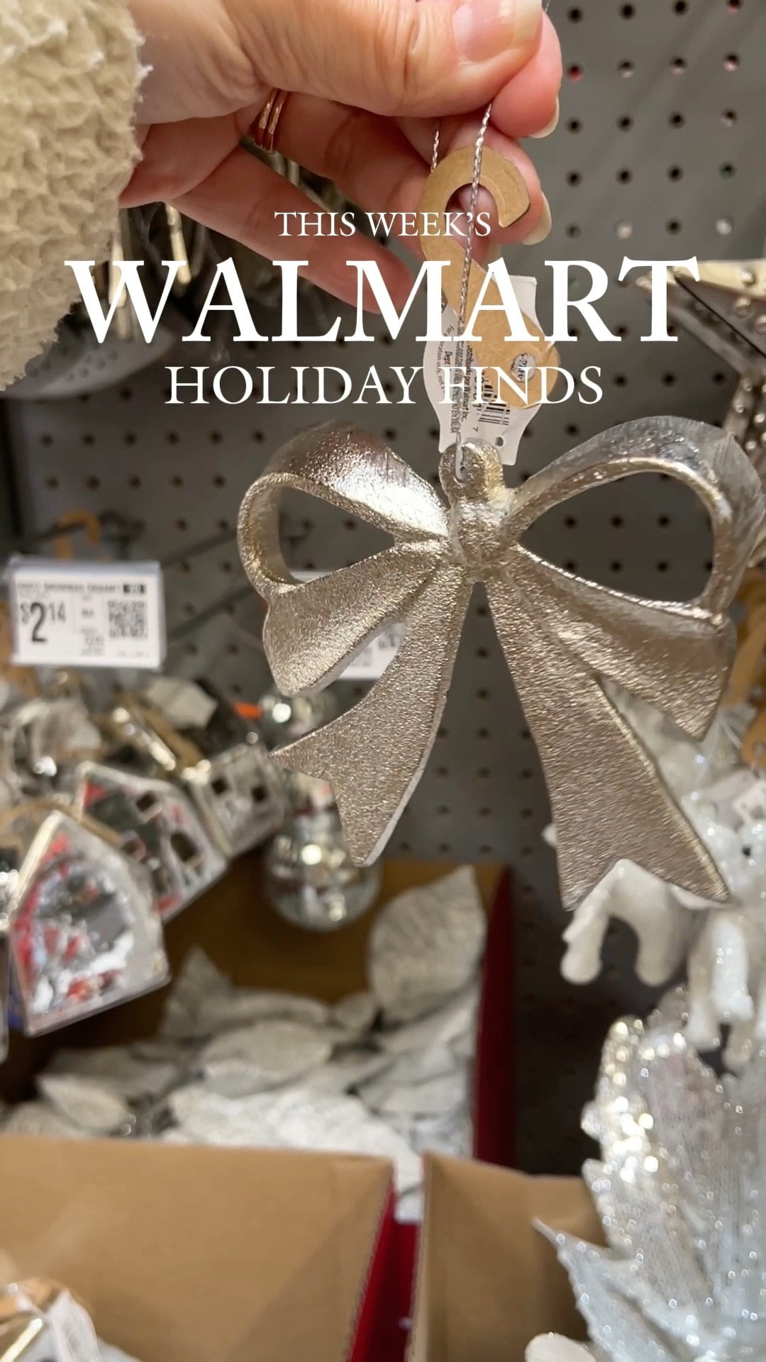 So many pretty holiday decor finds at Walmart this week! 🎀 From bows to wreaths to ornaments and more. I am so impressed by their holiday collection this year!!

#LTKSeasonal #LTKHome #LTKHoliday