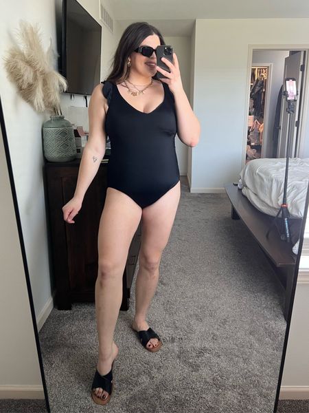 Size xl in these Walmart swimsuits!

These are the perfect midsize swimsuit styles because they have amazing tummy coverage and booty coverage and are so mom friendly!! I’m throwing the black ones in my suitcase for our vacation next week 👀 

#Midsize #MidsizeFashion #Size12 #Size14 #SpringFashion #SummerFashion #OutfitIdea mid his outfit, midsize swimsuit, swimsuit hall, plus size swimsuit, curvy swimsuit, vacation outfits, resort wear
 
 #LTKsalealert #LTKmidsize #LTKswim



#LTKplussize #LTKfindsunder50 #LTKtravel