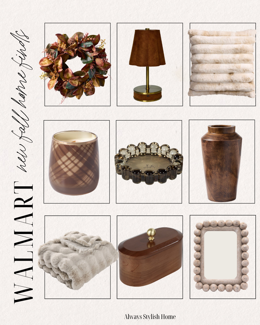 walmart fall home decor finds, fall decor, walmart home, walmart decor for fall, fall seasonal decor, blanket, vase, candle holder, alice lane, candles, fall wreath, cozy pillow, lamp 

 #LTKSeasonal #LTKHome