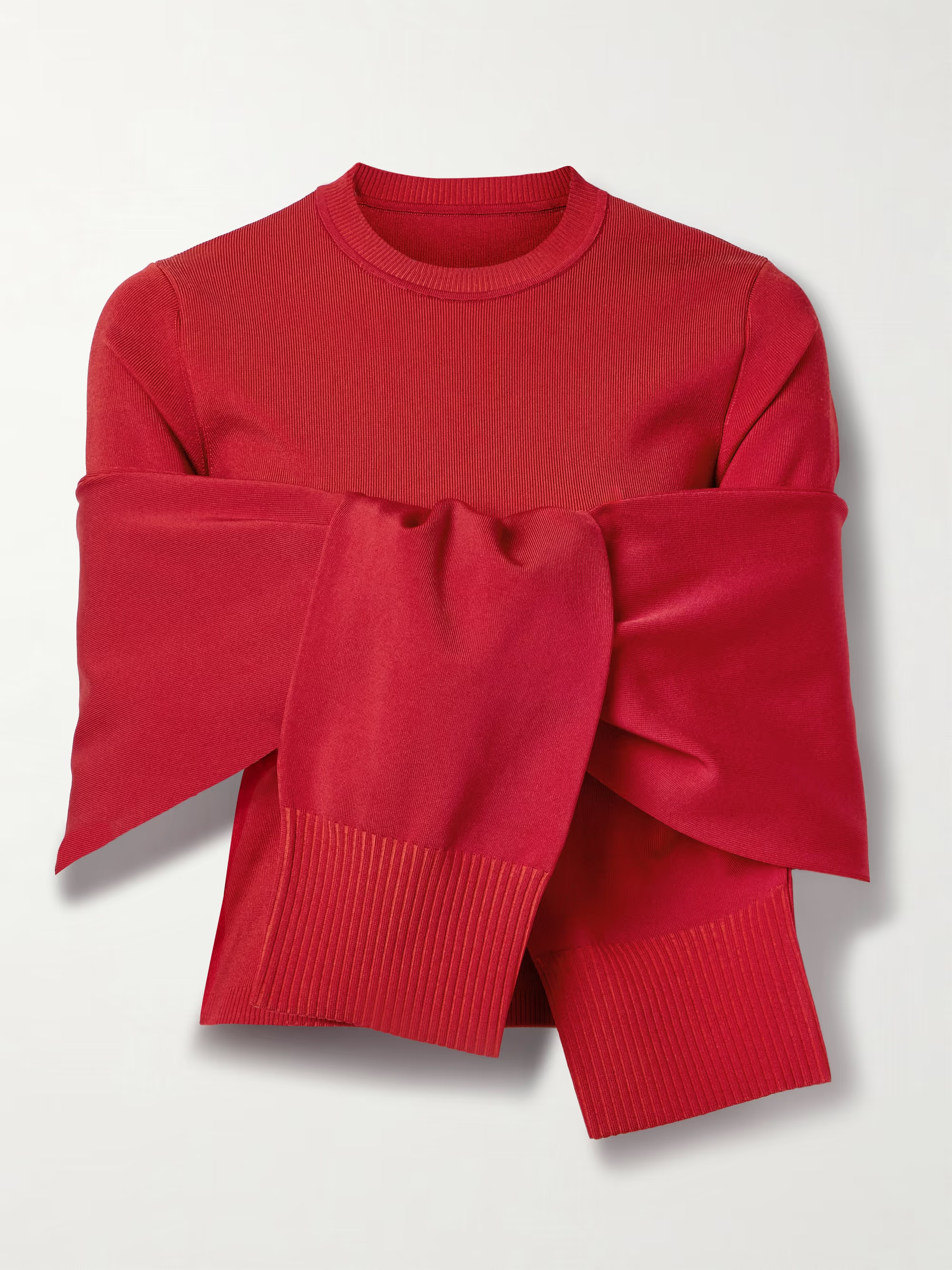 JACQUEMUSRica tie-detailed knitted top | NET-A-PORTER (US)
