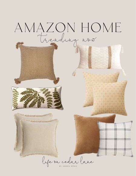 Amazon Home - refresh your living room for fall with decorative pillows in warm tones and cozy fabrics! #falldecor #throwpillows #amazonfalldecor

#LTKhome #LTKSeasonal