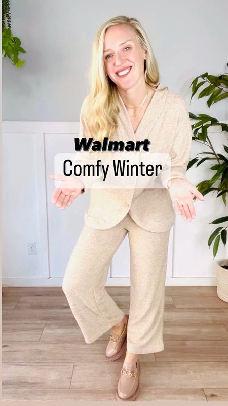 Walmart comfy outfits! I’m wearing a small in each top. 

#LTKunder50 #LTKHoliday #LTKSeasonal