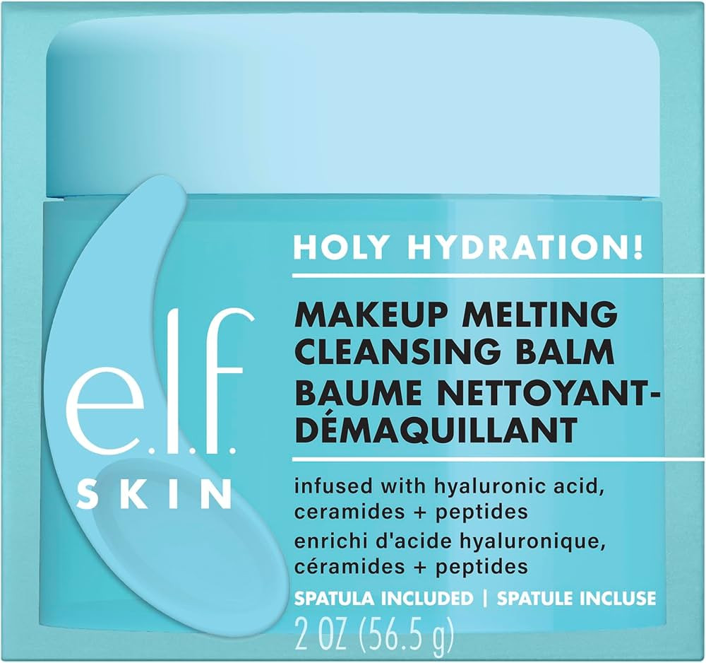 e.l.f. SKIN Holy Hydration! Makeup Melting Cleansing Balm, Hydrating Cleansing Balm To Remove Mak... | Amazon (CA)