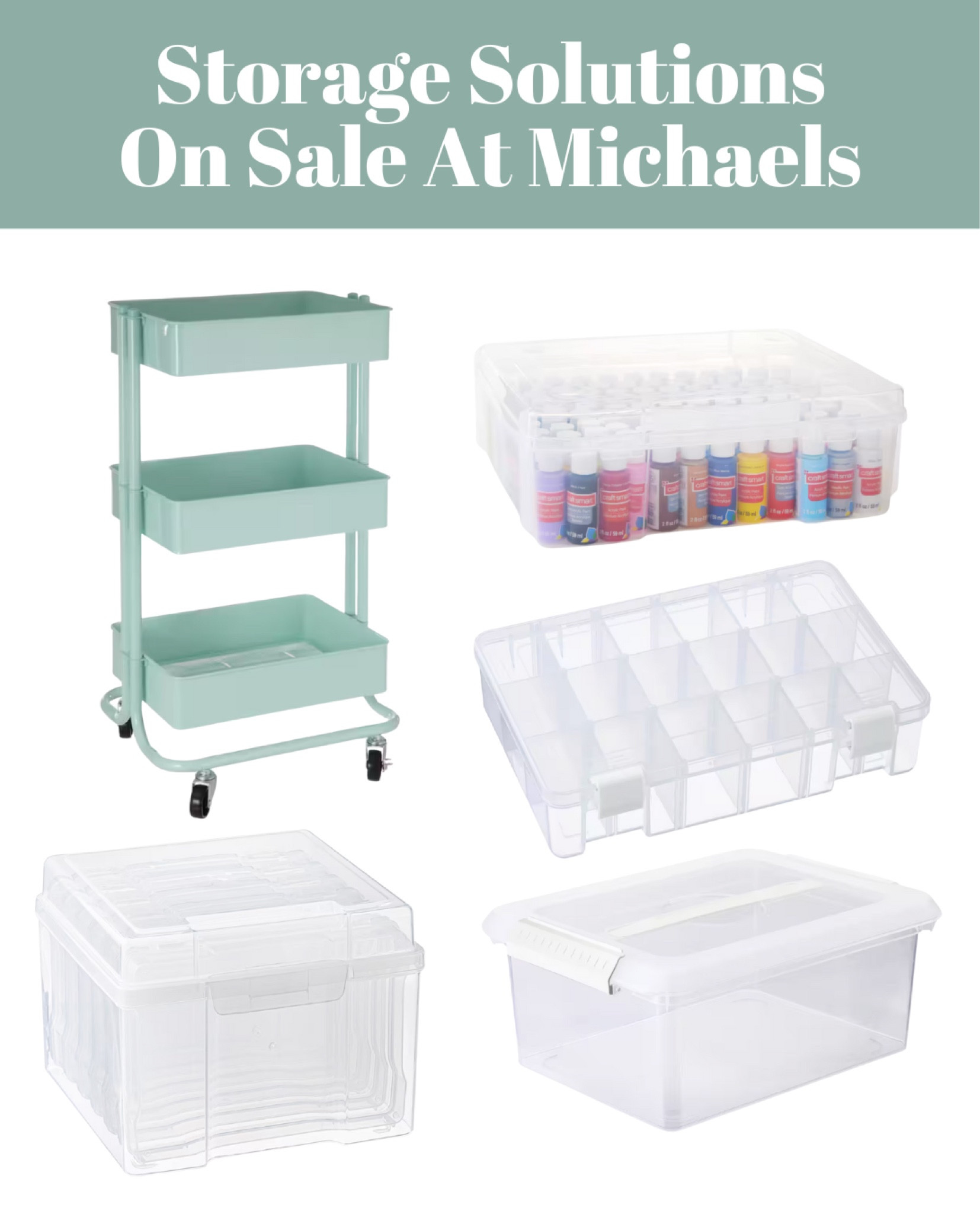 🎨 Craft your heart out with the Simply Tidy Sale at Michaels!

Organize your craft supplies in style with amazing deals on storage solutions. Perfect for keeping your creative space neat and inspiring!



#LTKSaleAlert #LTKHome #LTKFindsUnder50