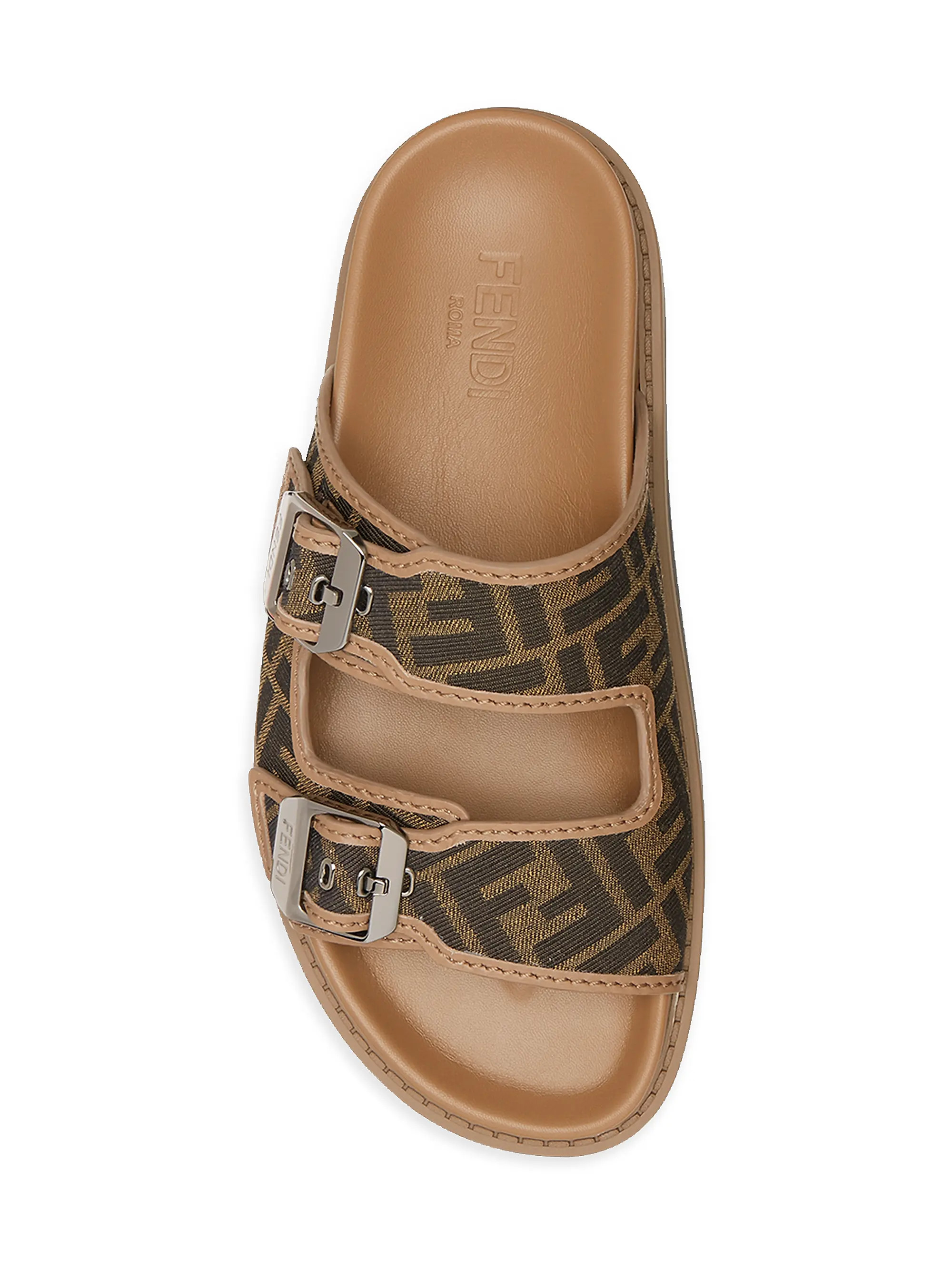 Fendi Feel Logo Sandals | Saks Fifth Avenue