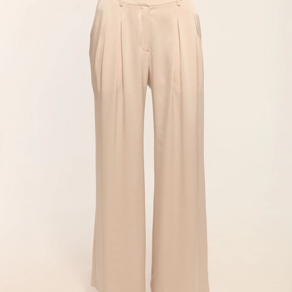 Oscar Pleated Wide Leg Pant | Ramy Brook