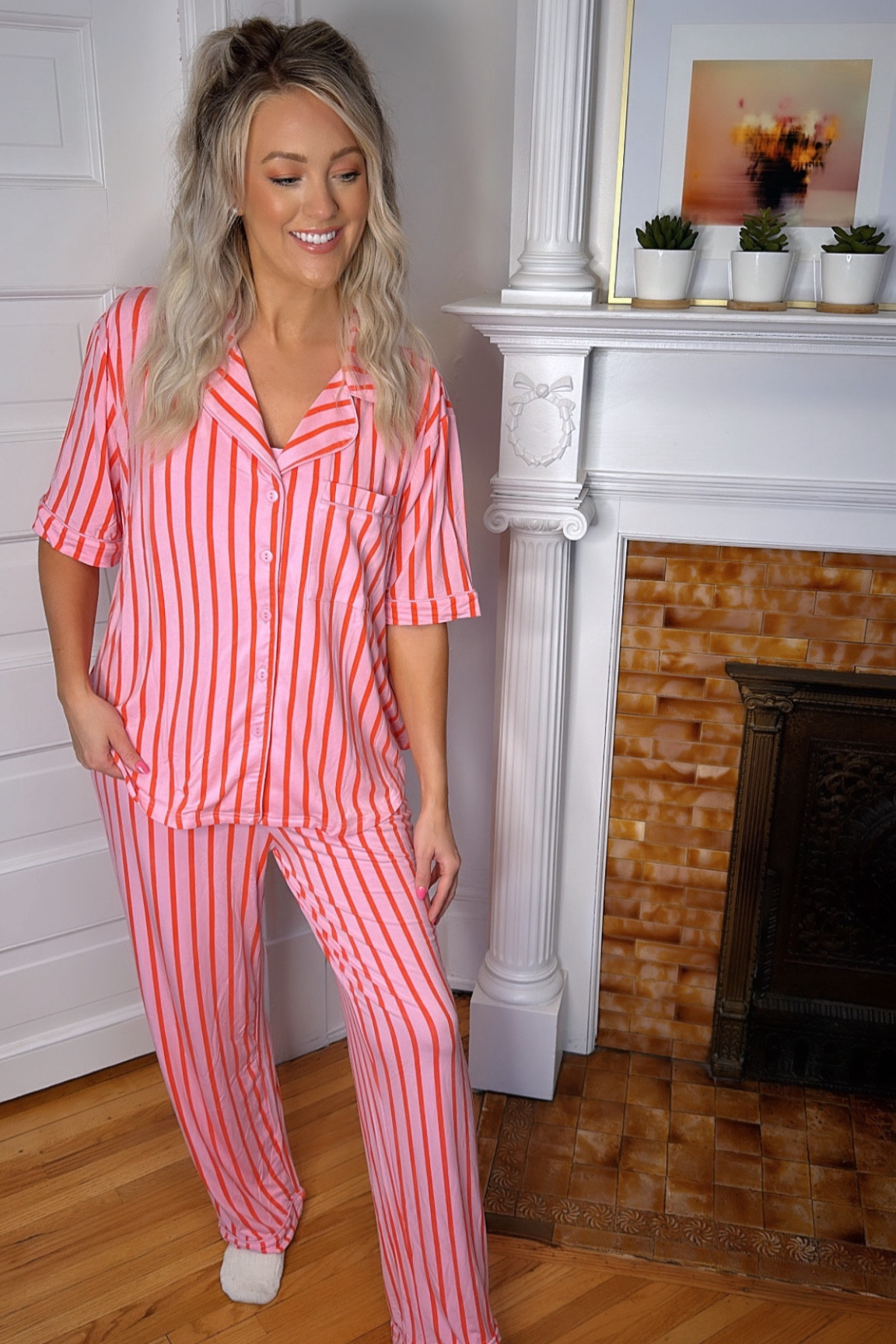Jammies but make them cute! 🩷❤️ comes with a matching top, shorts or pants!  



#LTKStyleTip #LTKFindsUnder50 #LTKSummerSales