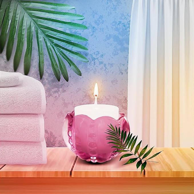 Porta Velas Castiçal De Vidro | Amazon (BR)