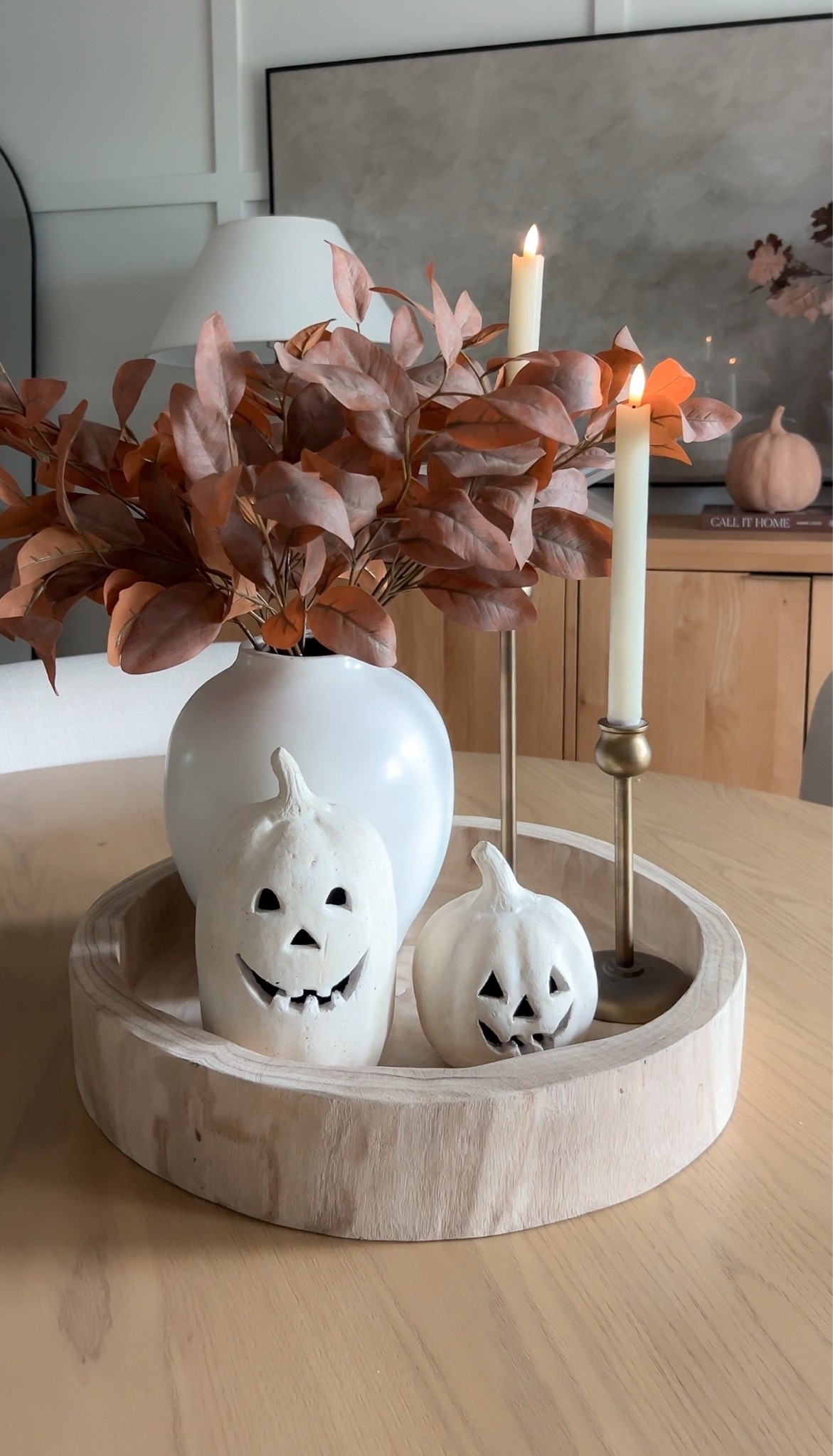 Neutral fall centerpiece idea 🍂

#LTKSeasonal #LTKHome