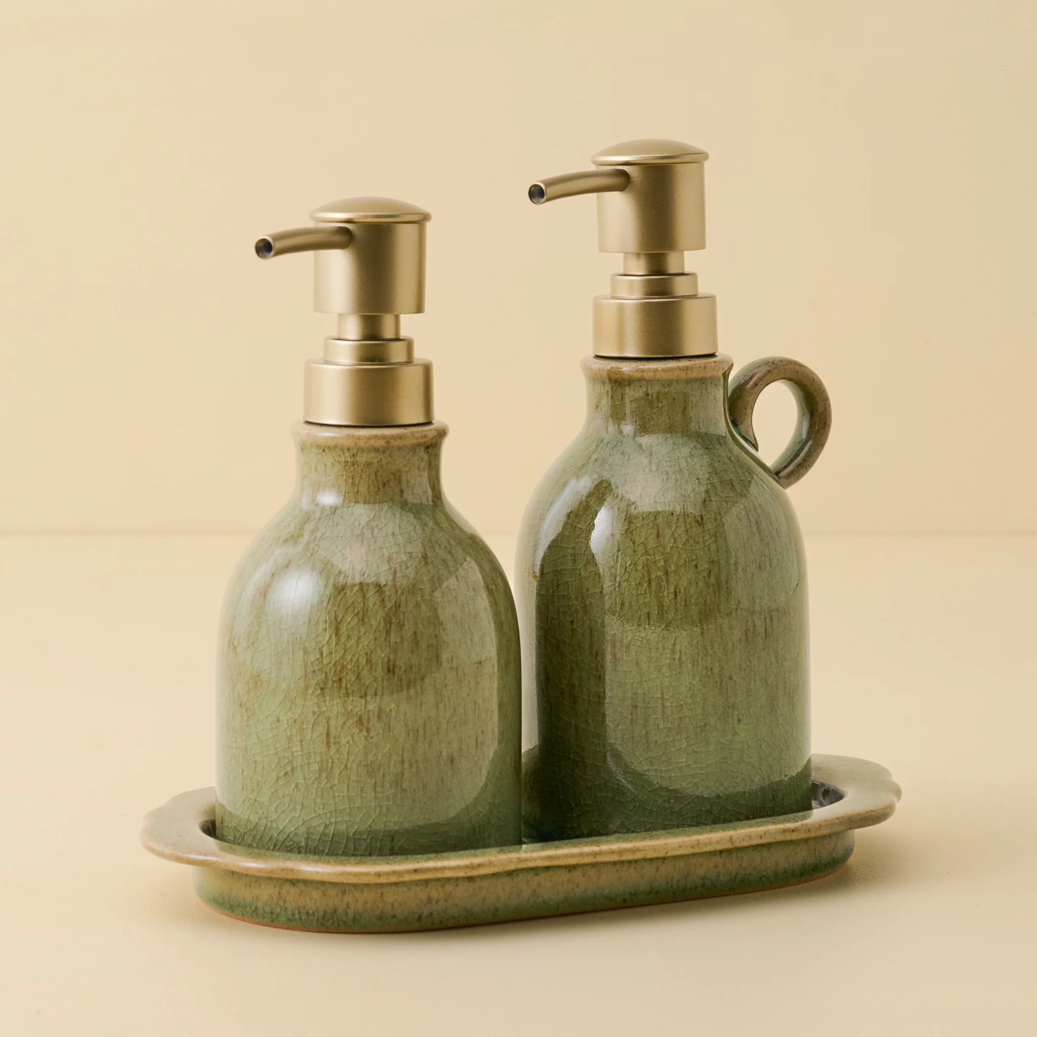 Splatter Soap Pump Set | Magnolia