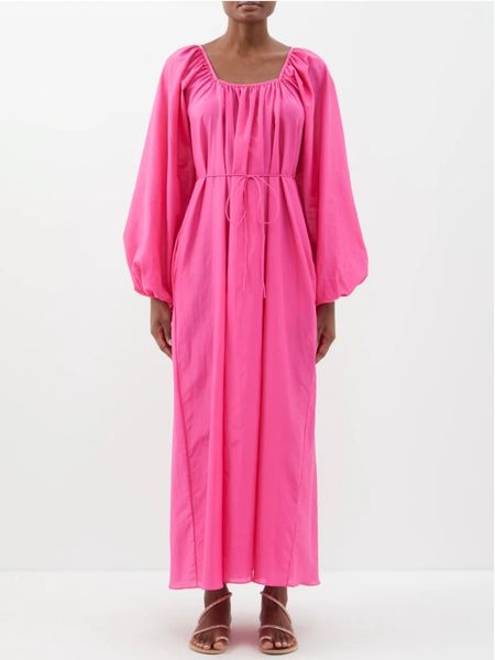 Matches Sale - under $200 pink cotton maxi 

#LTKstyletip #LTKsalealert #LTKtravel