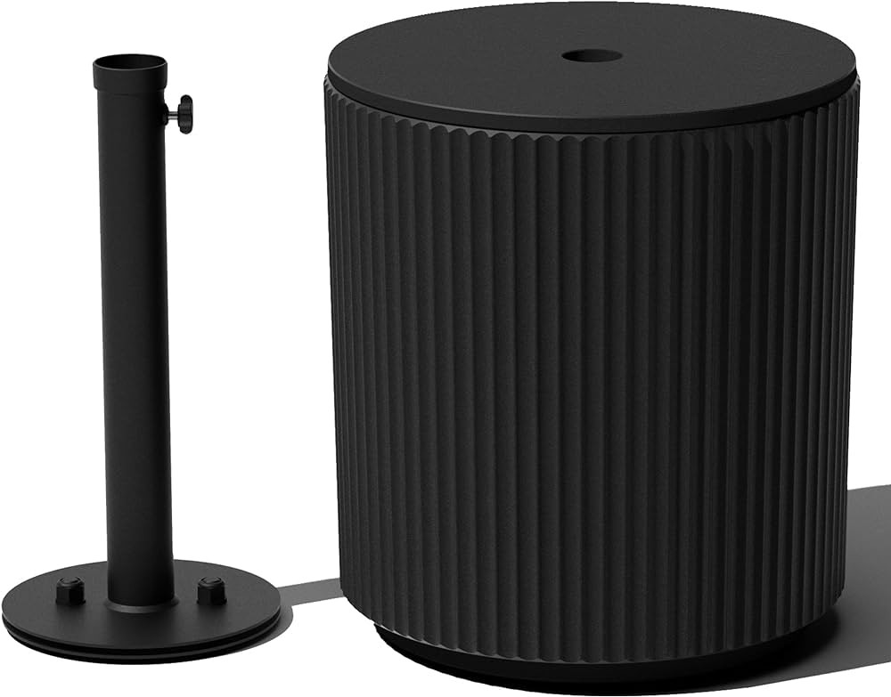 Veradek Umbrella Side Table - Outdoor Patio Table with Umbrella Hole for Porch/Patio | Durable Pl... | Amazon (US)