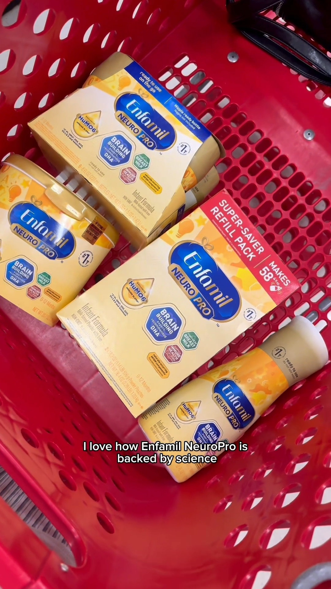 #ad When Emmy was a newborn, I used @enfamil NeuroPro to help supplement while my milk was coming in. Now that I’m weaning off, it was a no brainer for me to choose Enfamil again. It has complete nutrition to support their growing mind and body such as MFGM, DHA, and HuMO6. When given during their first 12 months of life, Enfamil NeuroPro is clinically shown to help with cognitive development benefits through 5 years of age. Whether you’re planning to wean like me or start formula as a newborn, get Enfamil NeuroPro! I’ve linked Enfamil NeuroPro in my LTK Shop to get it directly from there! Also available at @Target! #targetpartner #enfamil