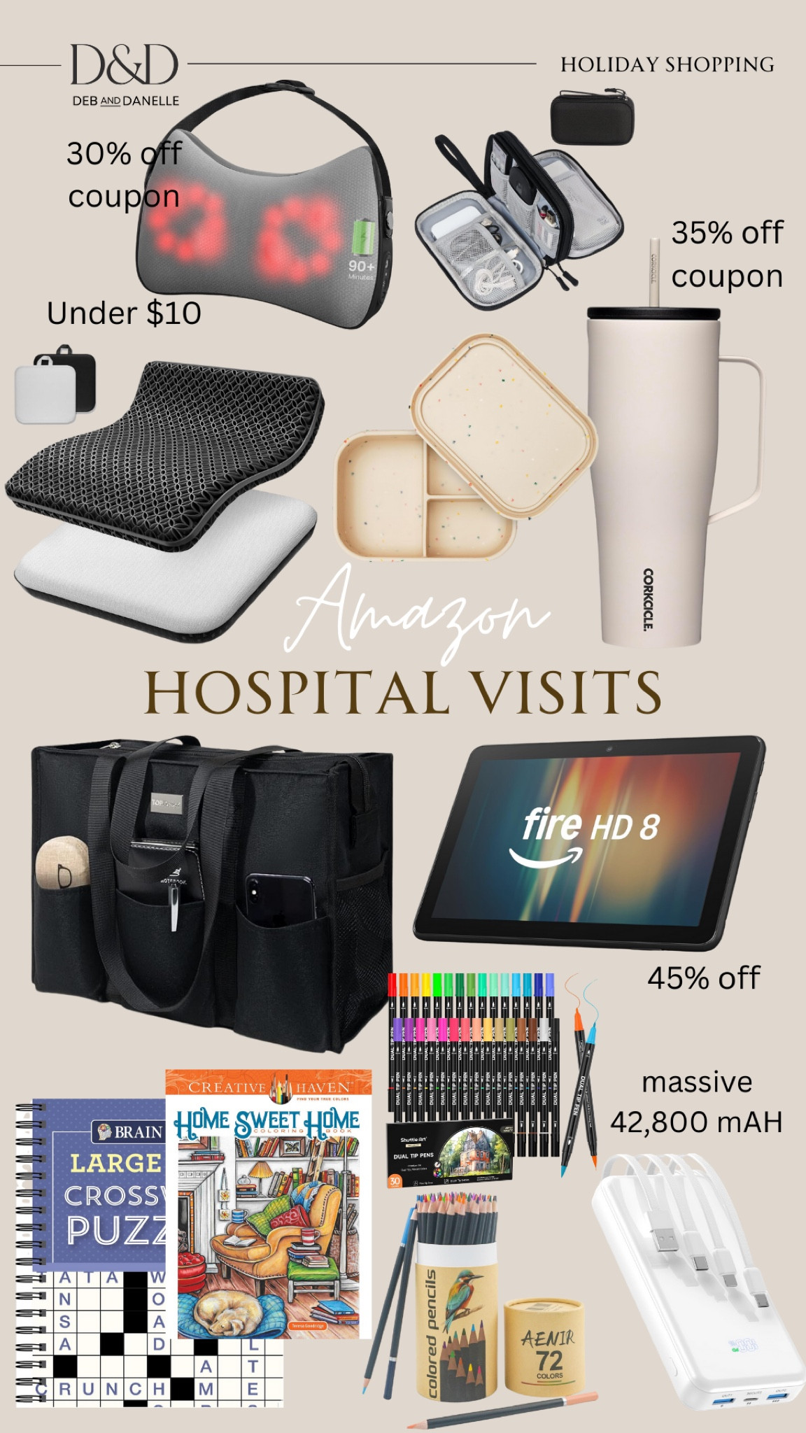 We spent this week traveling and sitting in a hospital waiting room during a family member’s big surgery. I rounded up some great items and deals from Amazon to make your waiting a little easier during hospital stays and doctor’s office visits. 

#LTKSeasonal #LTKSaleAlert #LTKFindsUnder100