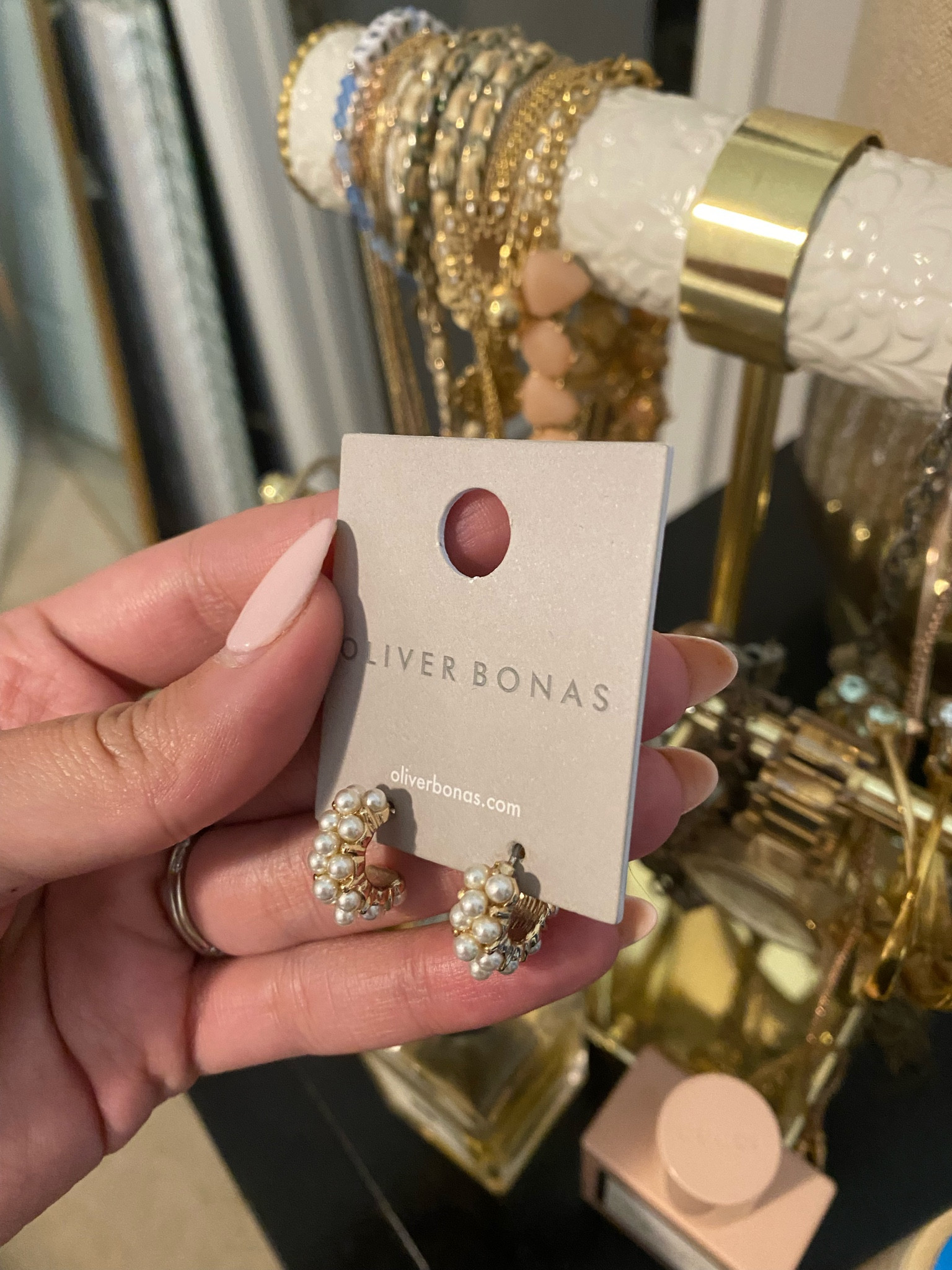 I got these earrings for my bridesmaids and couldn’t stop thinking about them so I bought some for myself - obsessed with these mini Pearl huggie earrings 🤍🤍 

bridesmaid jewelry, earrings, hoop earrings, Pearl earrings, Pearl jewelry 

#LTKwedding #LTKunder50