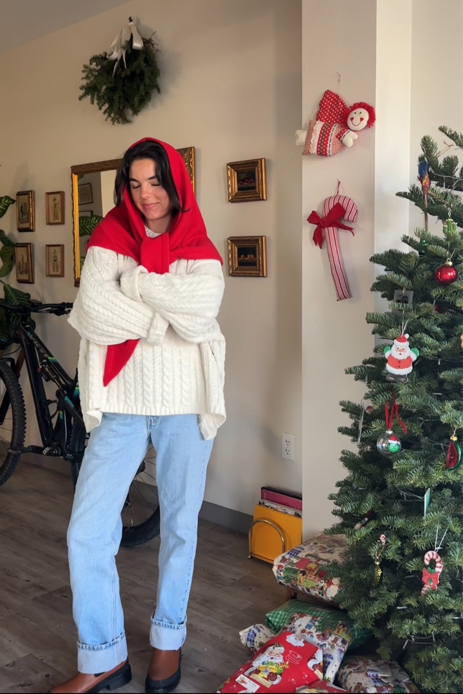 Cozy red scarf from Ann Taylor - a must buy!! 

Shawl scarf, knit scarf, holiday gift guide, gifts for her 

#LTKHoliday #LTKGiftGuide #LTKFindsUnder50