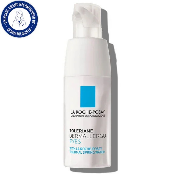 La Roche-Posay Toleriane Dermallergo Eye Cream Soothing Repair Moisturizer, 0.66 fl oz | Walmart (US)