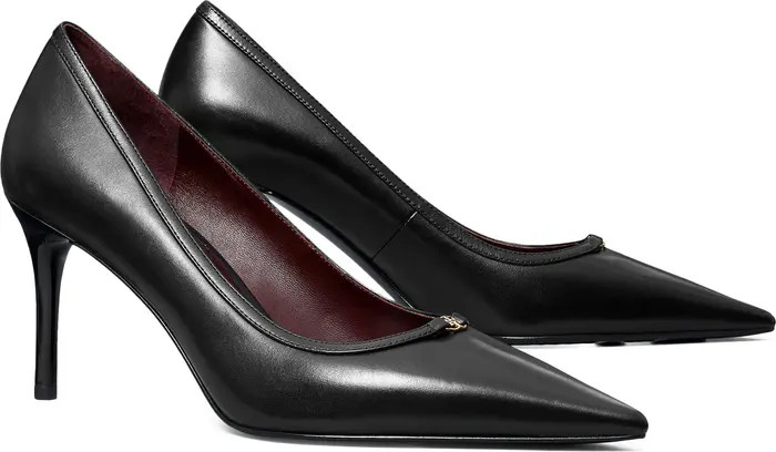 Double T Buckle Pointed Toe Pump (Women) | Nordstrom