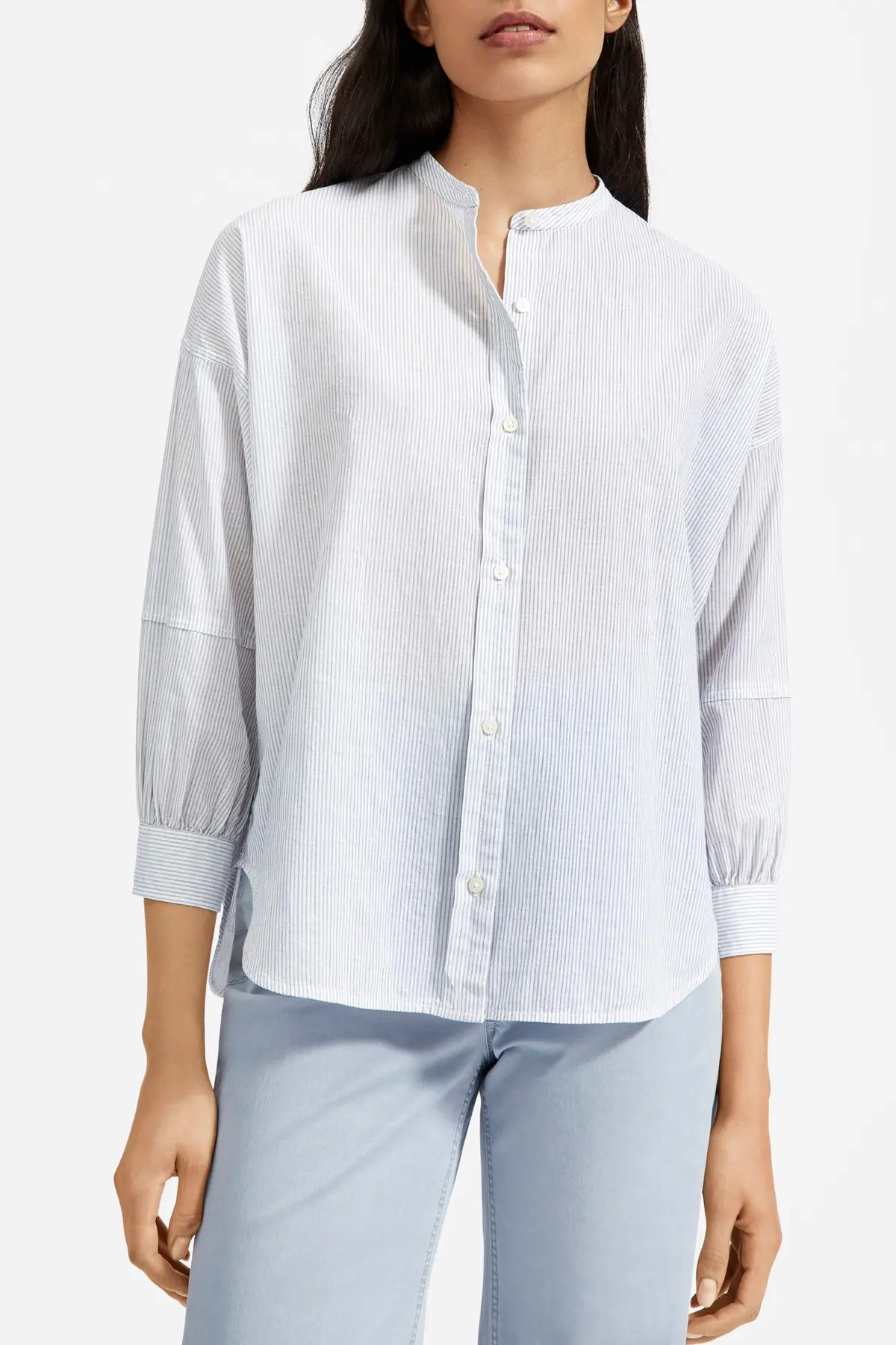EVERLANE The Collarless Air Shirt at Nordstrom Rack | Nordstrom Rack