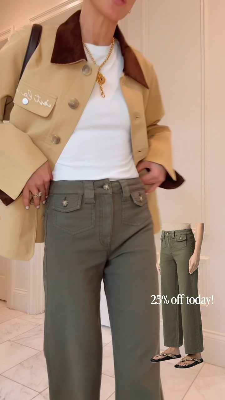 My pants are 25% off this weekend at Paige! Love this dark green shade for fall. I’m 5’7 wearing size 25, runs tts

#LTKootd #LTKSeasonal #LTKOver40