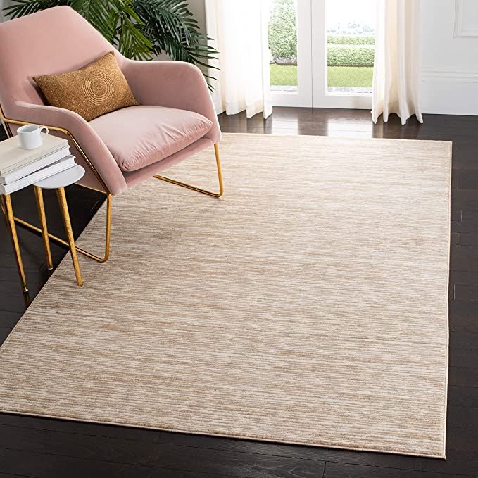 SAFAVIEH Vision Collection Area Rug - 6' x 9', Creme, Modern Ombre Tonal Chic Design, Non-Sheddin... | Amazon (US)