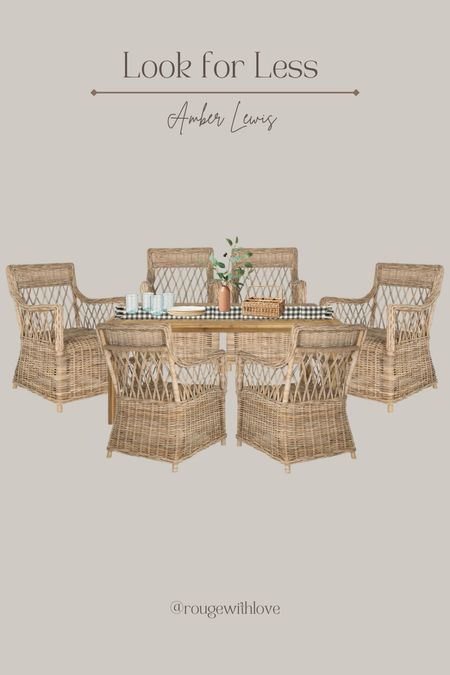 Look for less
Affordable outdoor chairs
Dining space
Amber Lewis
Amber interiors
Wicket chairs


#LTKhome #LTKSeasonal #LTKSpringSale