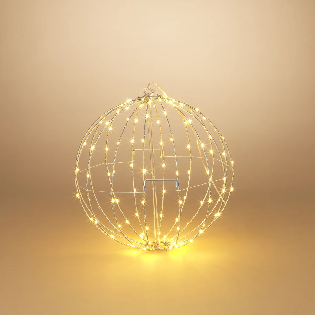 Whimsical Illuminated Metal Sphere With Warm White Micro Leds | Wayfair North America
