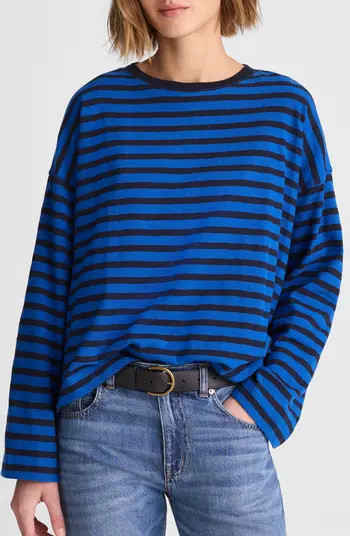 Easy Stripe Long Sleeve Top | Nordstrom