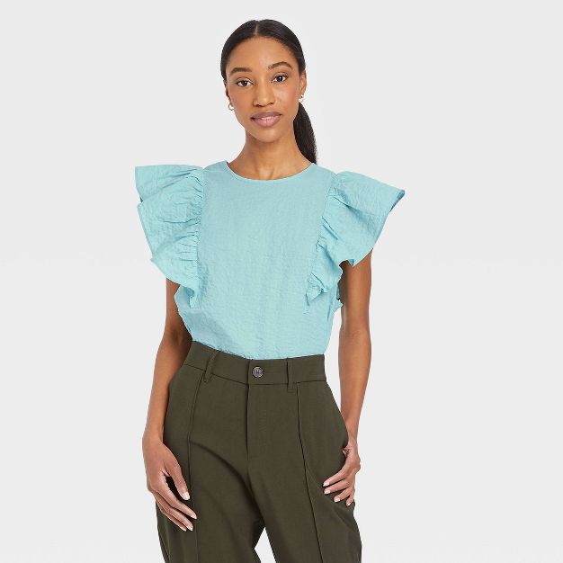 Women's Flutter Sleeve Tank Top - A New Day™ | Target