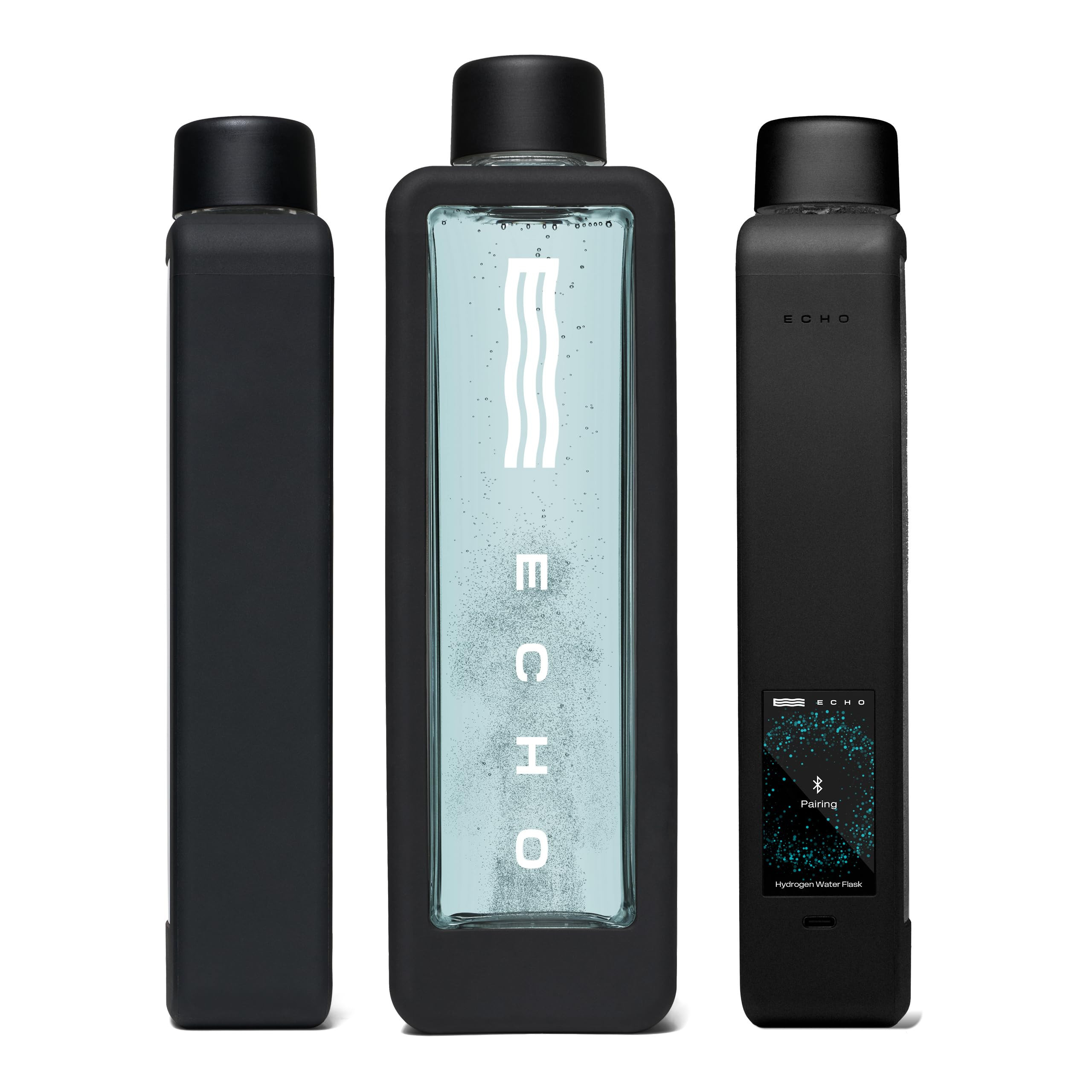 Echo Flask Hydrogen Water Bottle - Active Hydration Solution with Water Intake Tracking & LCD Tou... | Amazon (US)