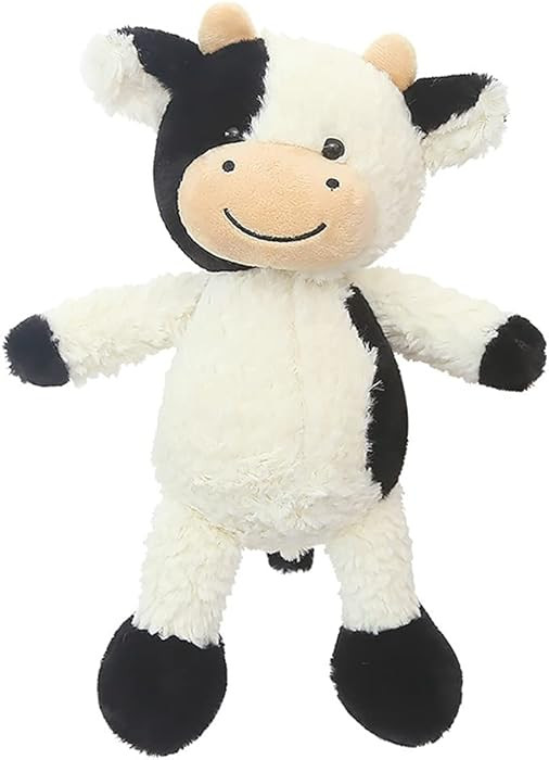 CHELEI2019 11.8" Cow Stuffed Animals Soft Cuddly Cow Plush Stuffed Animal Toy for Kids | Amazon (US)