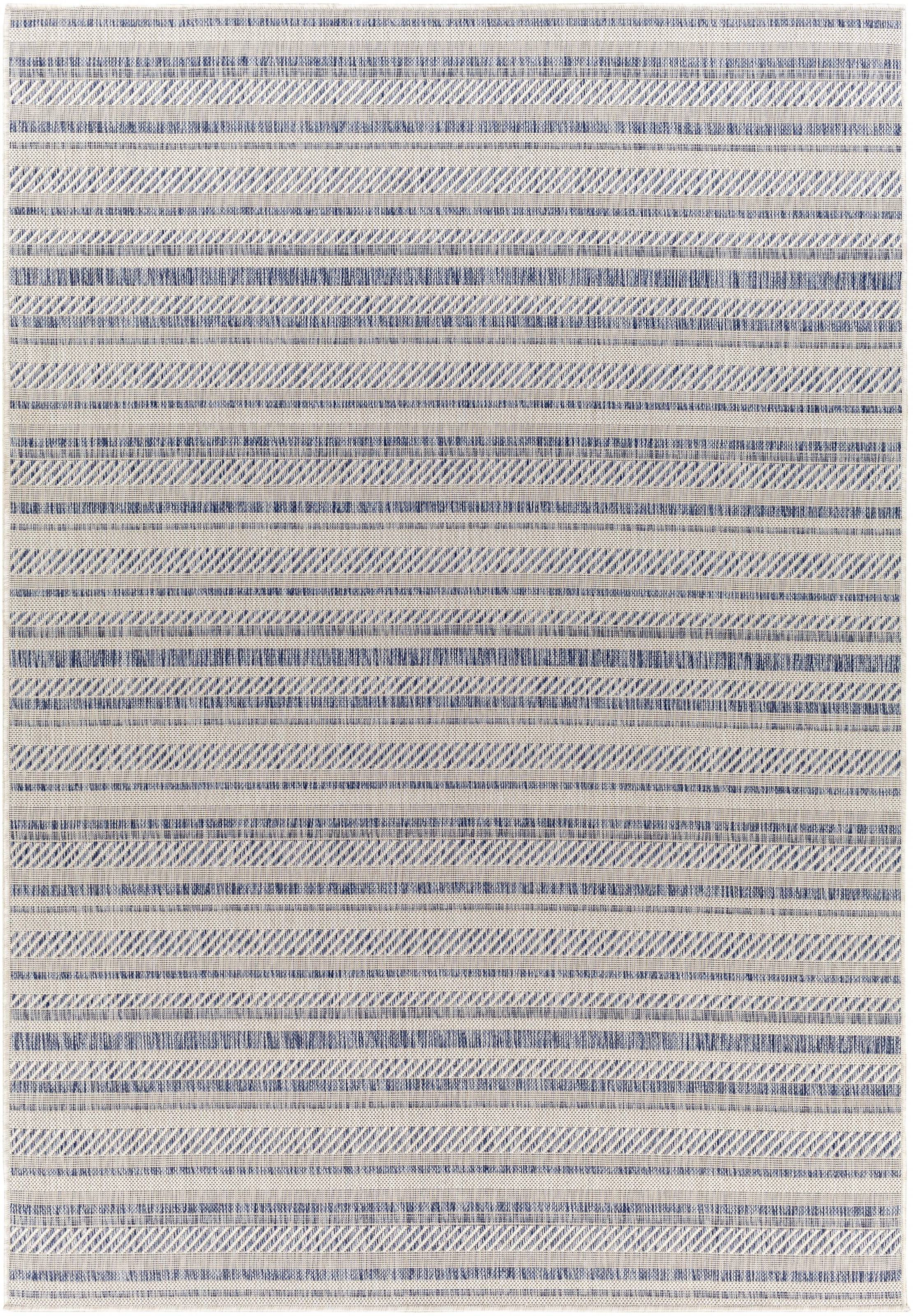 Mendota Bellino Striped Oatmeal Indoor/Outdoor Area Rug | Wayfair North America