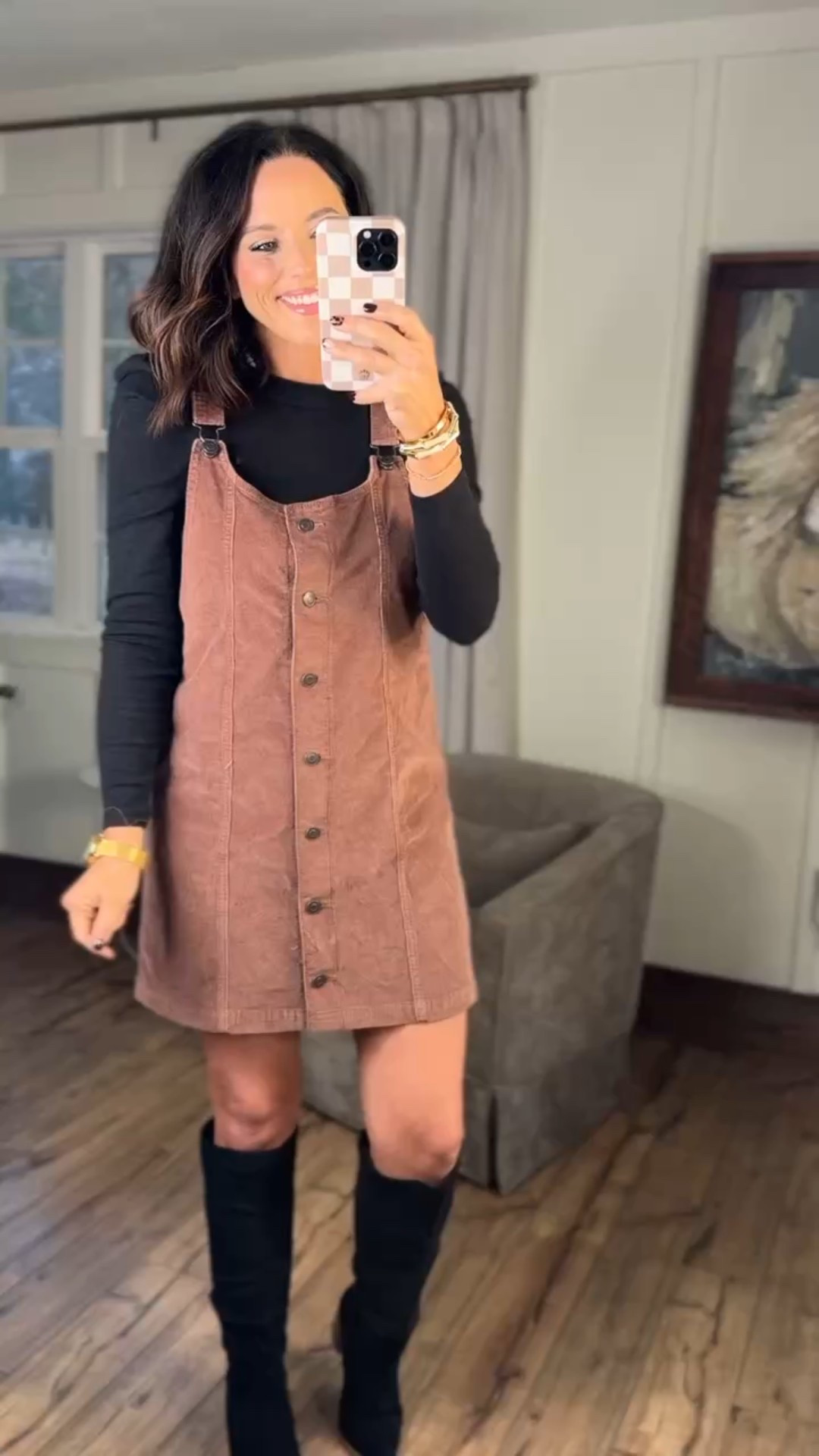 I just love this brown dress from Walmart! Styling it so many different ways has been so fun and easy to get completely different looks! I paired this with the puff sleeve top & boots to kick it up a notch! Walmart partner - commission links  

Chic style, elevated basics, Walmart style, brown dress, holiday outfit, winter fashion, VintagePickin 

#LTKSeasonal #LTKmomlife #LTKootd