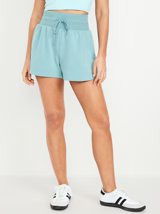 Extra High-Waisted Dynamic Fleece Sweat Shorts | Old Navy (US)