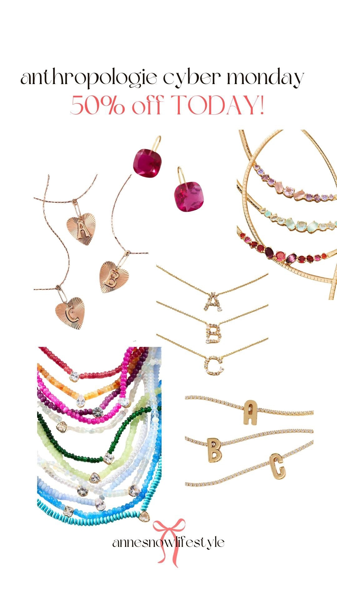 my fav jewelry that would make AMAZING christmas gifts 50% off TODAY!!! 

#LTKGiftGuide #LTKCyberWeek #LTKHoliday