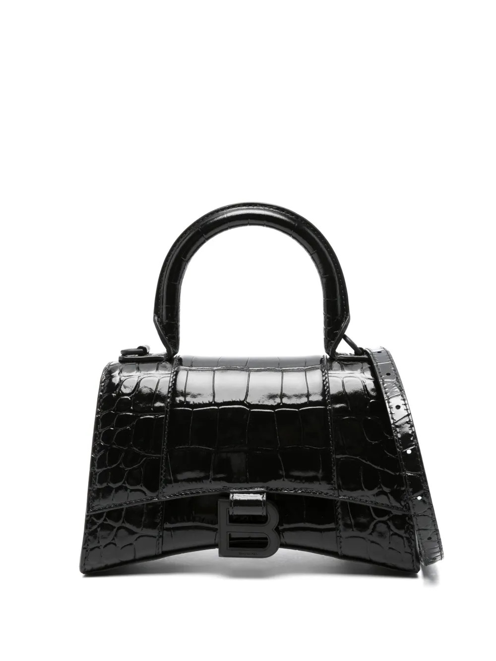 Balenciaga Hourglass XS top-handle Bag | Black | FARFETCH | Farfetch Global