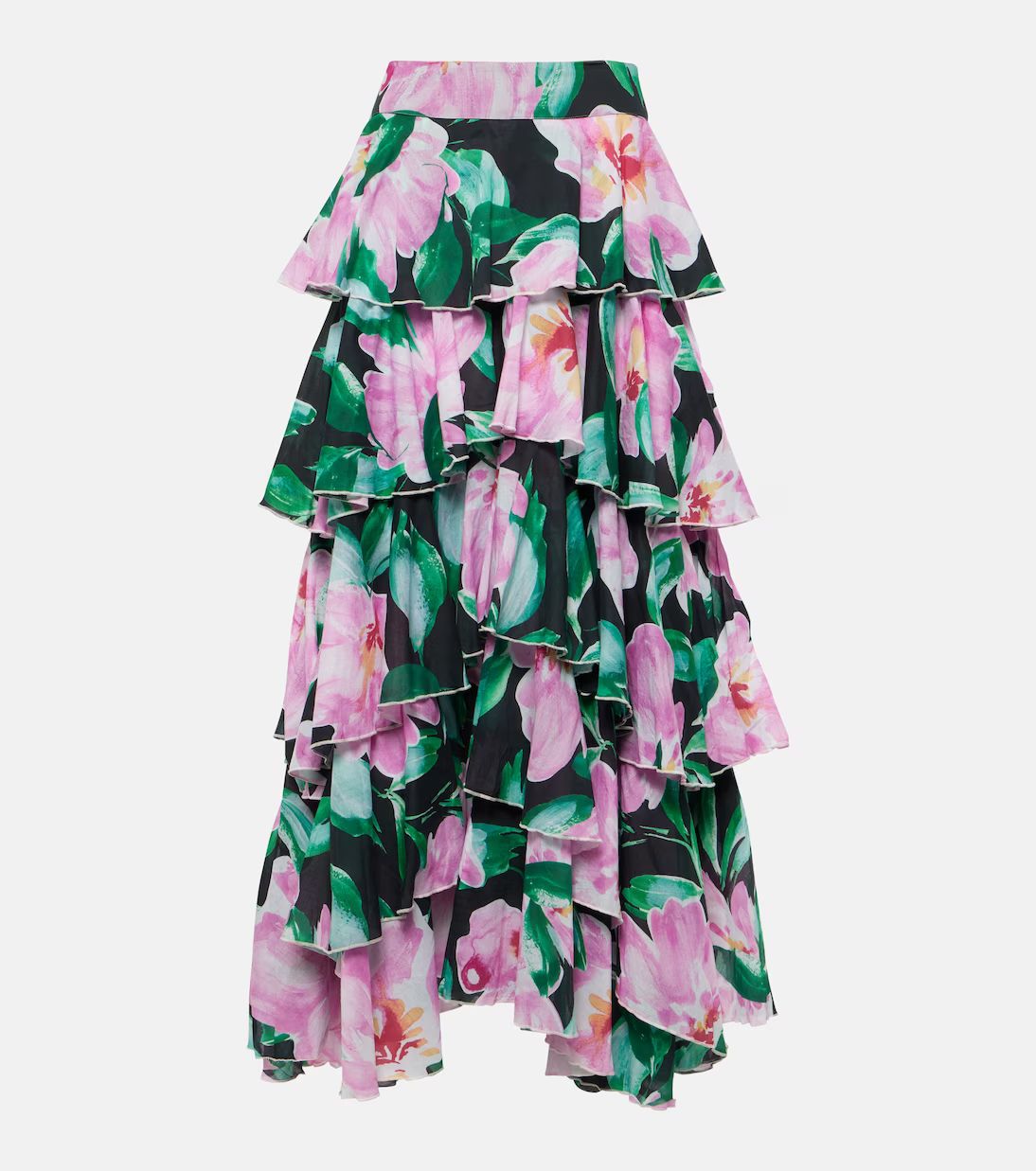 Cordelia floral tiered maxi skirt | Mytheresa (US/CA)