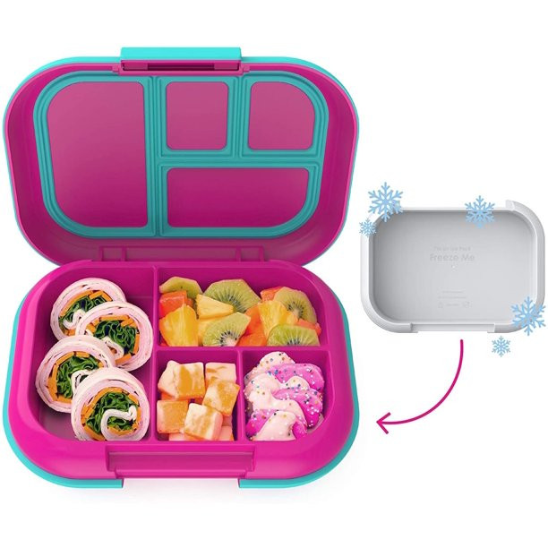 Bentgo Kids Chill Lunch Box - Bento-Style Lunch Solution with 4 Compartments and Removable Ice Pa... | Walmart (US)