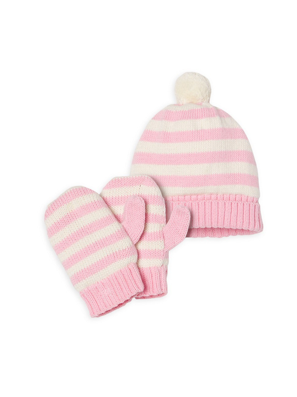 2-Piece Stripe Cole Winter Hat & Mittens Set | Saks Fifth Avenue