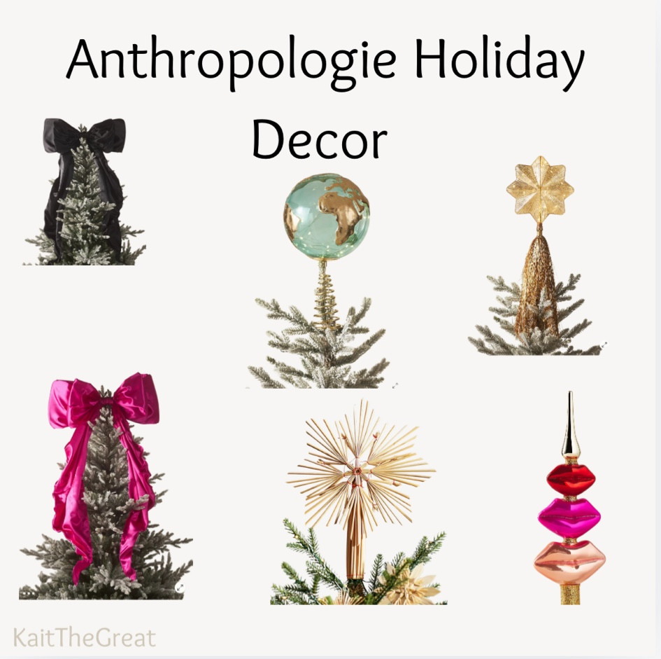 Anthropologie Holiday Decor is out! The new bow collection is my favorite. 

#LTKSeasonal