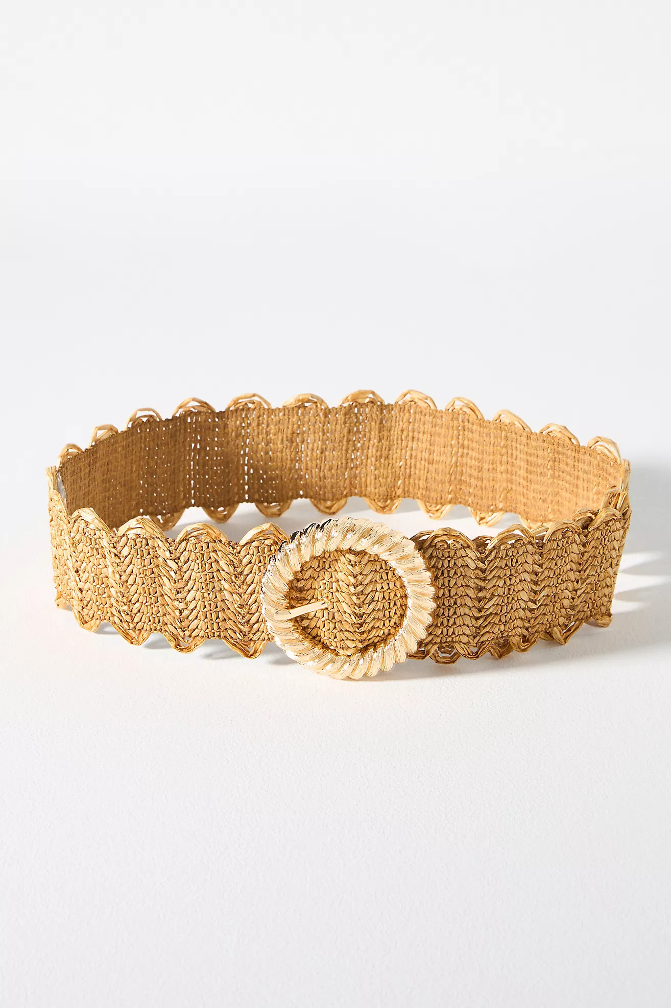 Stretch Shimmer Raffia Belt | Anthropologie (US)