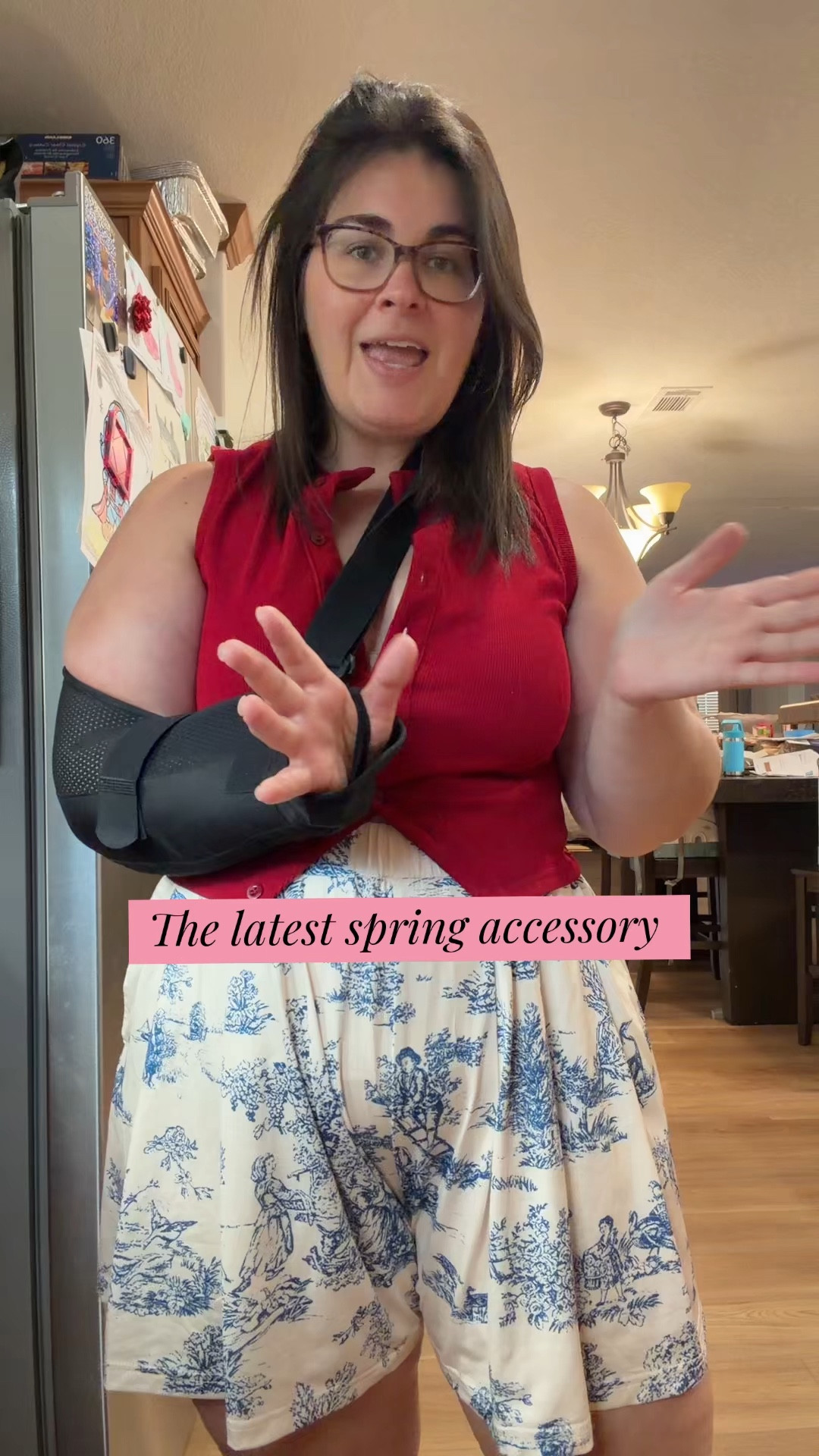 This outfit isn’t just cute, she’s practical. Trust me, I’m just a mom with a nondisclosed fracture on her elbow 🤣 

These shorts pull on and off soooo easy and this shirt? Super comfy AND it’s functional buttons make getting it on and off a breeze with your ROM being limited 

Need it for emergencies? I got you covered!

#LTKmomlife #LTKootd #LTKMidsize