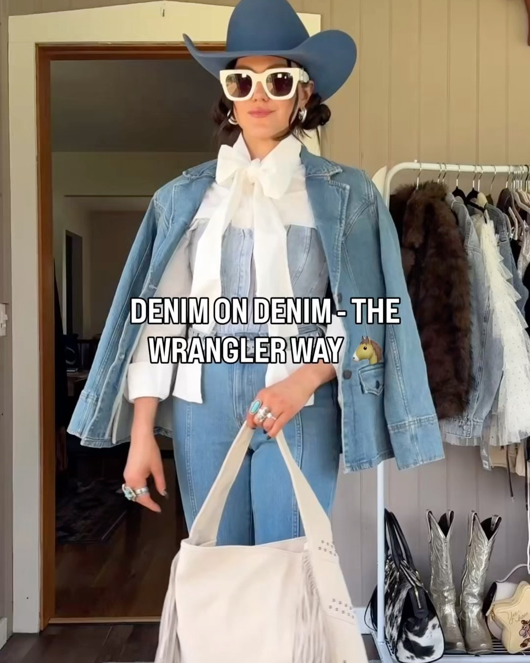 Denim on Denim – Two Ways to Style This Western Classic 🤠  
Two takes on denim-on-denim. Which one’s your vibe?  
Shop both looks below ⬇️  

#LTKStyle #LTKDenim #LTKWestern #LTKFallFashion #LTKTrends #LTKOutfitInspo #DenimOnDenim #WesternStyle #CowgirlStyle #WesternFashion #FallStyleInspo #OutfitInspo

#LTKSaleAlert #LTKStyleTip #LTKSeasonal