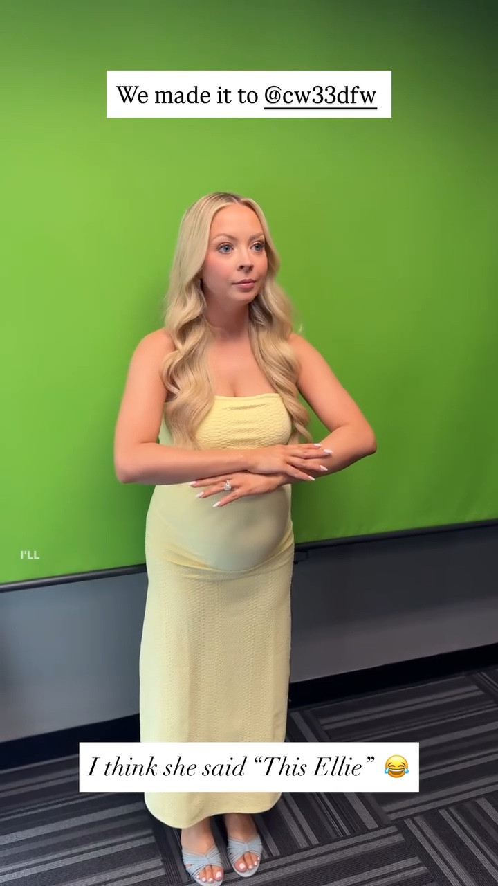 My look for our news segment about pregnancy cravings! 

#LTKParties #LTKStyleTip