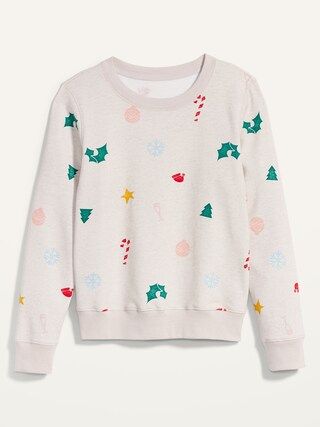 Cozy Christmas Graphic French Terry Sweatshirt for Women | Old Navy (US)