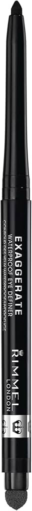 Rimmel London Exaggerate Waterproof Eye Definer Eyeliner, Highly Pigmented, Long-Wearing, Built-I... | Amazon (US)