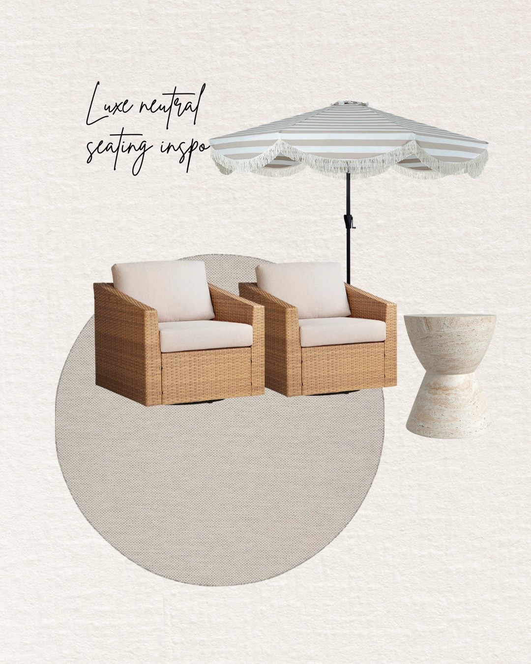 #ad @Wayfair  styled seating area!! Love the color options for this new ottoman! 😍 #wayfair #wayfairpartner #wishyouwerehere #outdoor

#LTKHome #LTKSaleAlert #LTKSeasonal