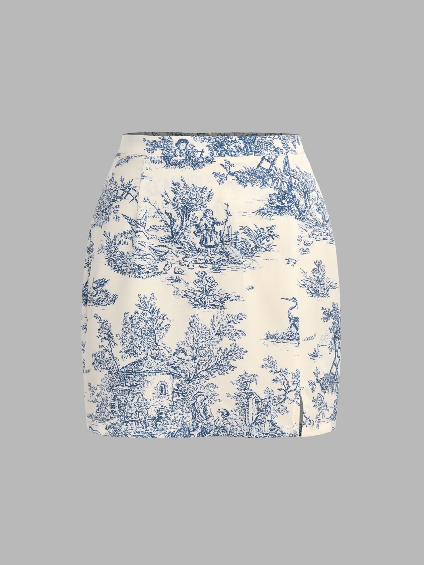 Toile de Jouy Mini Skirt | Cider
