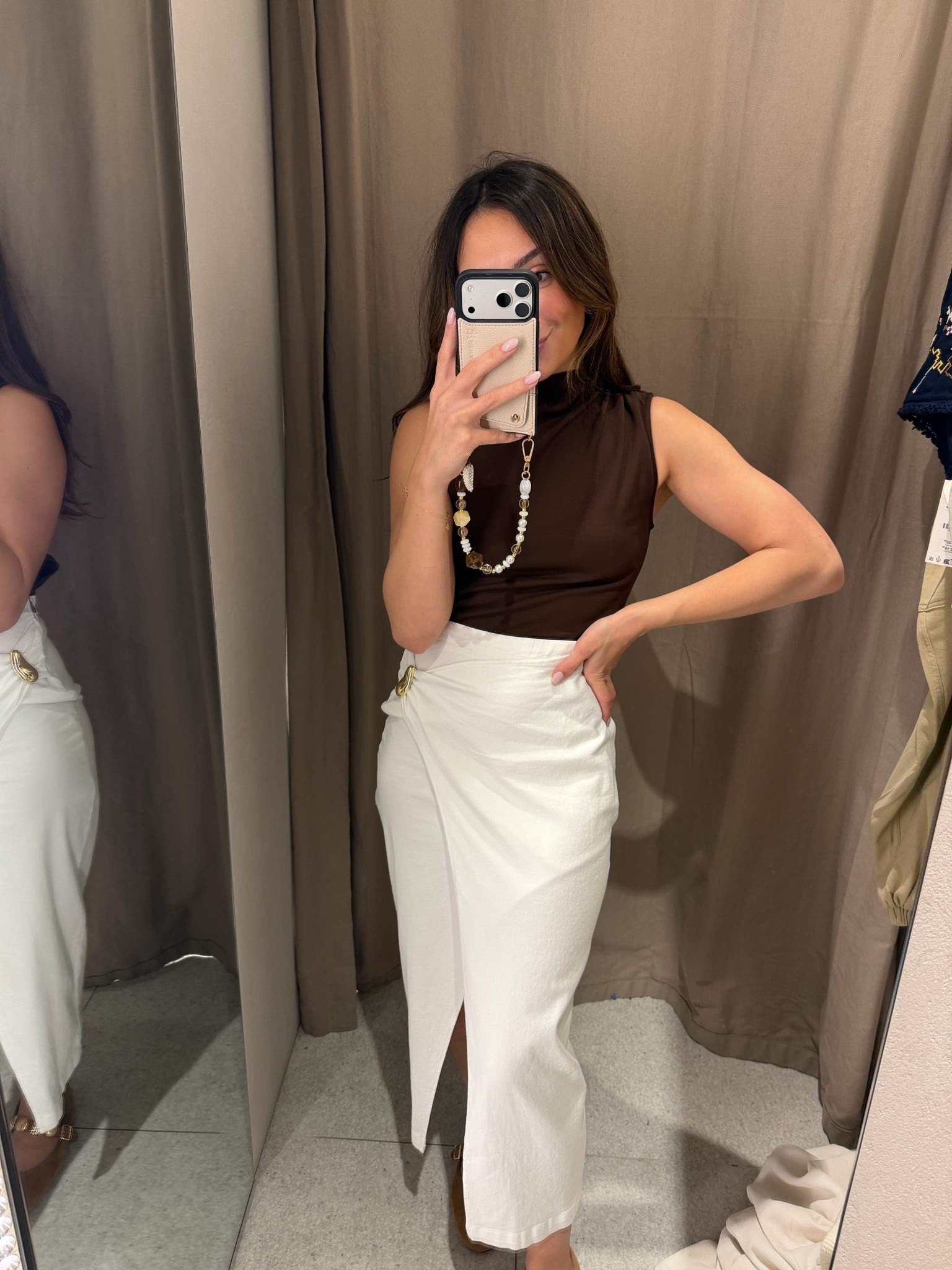 This Zara dress is perfect to add to your  capsule wardrobe. These colors go with anything!

#LTKootd #LTKPetite