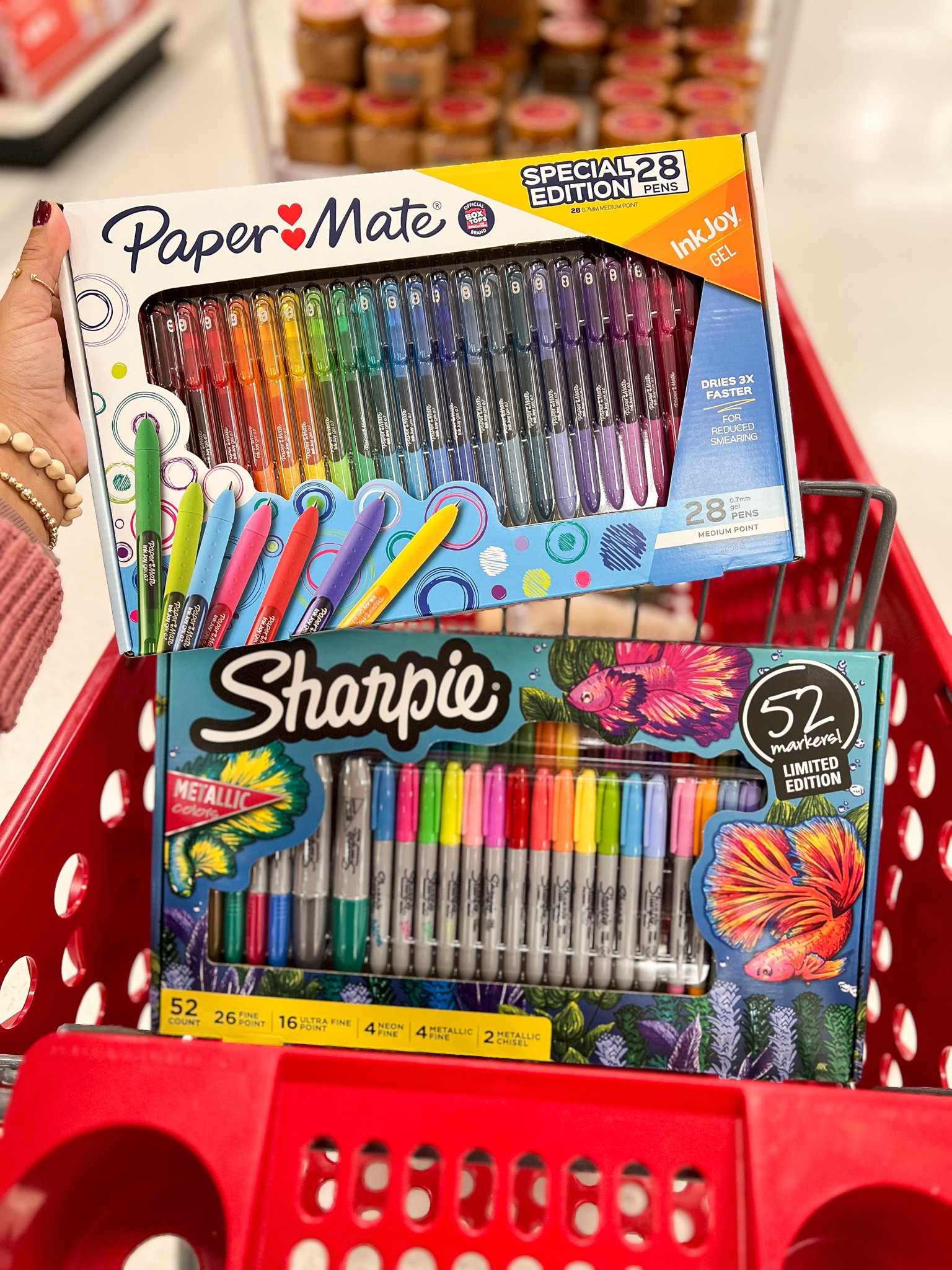 Sharpie Permanent Markers & Paper Mate Flair Box 28ct